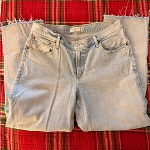 Abercrombie & Fitch Light Wash Straight Leg Jeans